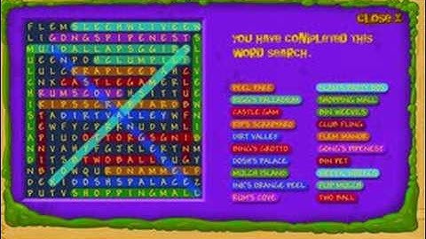 Bin Weevils Wordsearch Answers
