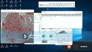 how to measure porosity on surface by ImageJ program استخدام برنامج