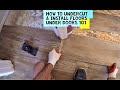 How to Install Flooring Under Doors | Laminate | Vinyl Plank | Hardwood | 101 with GoPro