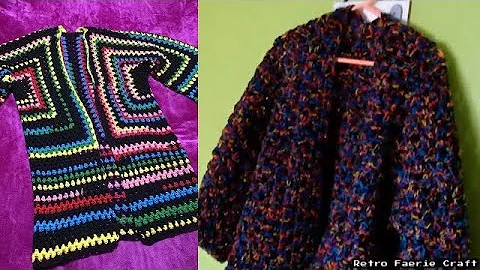 Learn to Make a Stunning Hexagon Crochet Cardigan