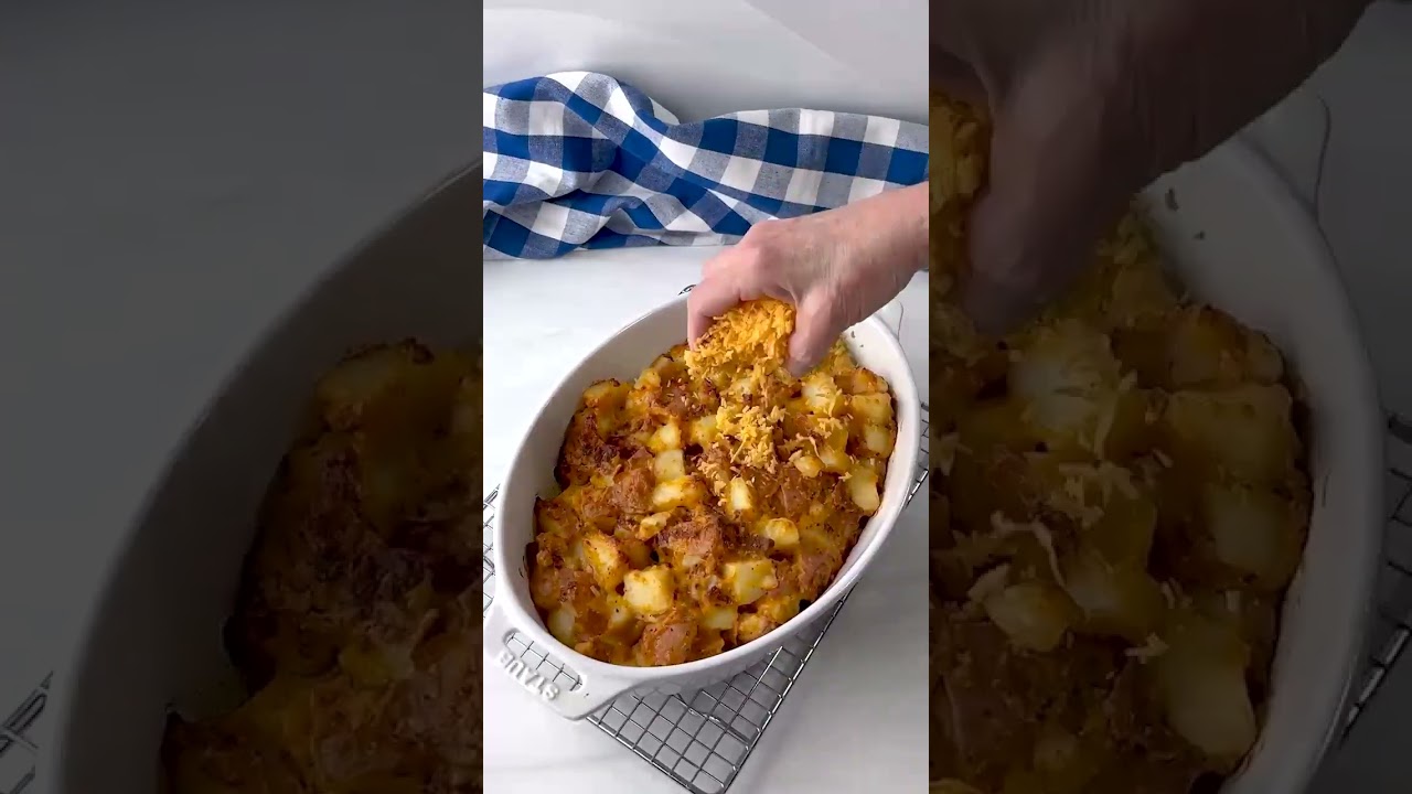 Irresistible Cheesy Bacon Ranch Potatoes | Quick & Easy Side Dish