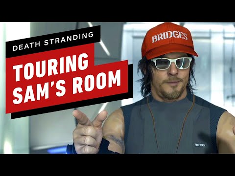 Death Stranding Gameplay: Kojima Gives a Tour of Sam's Private Room (Japanese VO) - TGS 2019