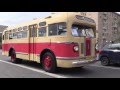 Ретро-автобусы в Москве (Лиаз 677 - звук бутылок)