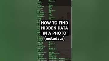 How to view metadata - #5 OSINT Advent Tools & Techniques