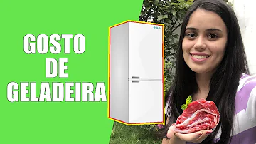 Porque a comida fica com gosto de geladeira?
