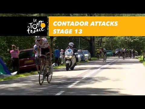 Contador attacks - Stage 13 - Tour de France 2017