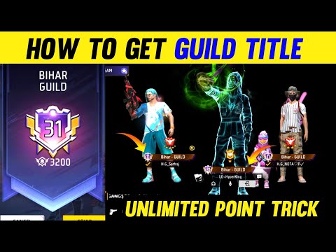 How To Get Guild Title In Free Fire | Guild Title Kaise Lagaye
