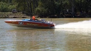 Stinga - 2nd 2014 Robinvale 80 Water Ski Race - Dash for Cash - Invitational