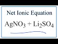 Net Ionic Equations and Solubility
