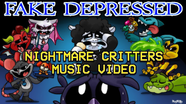 FAKE DEPRESSED By RecD Ft. @KittenSneeze - NIGHTMARE CRITTERS Fan Song (Poppy Playtime Chapter 4)