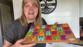 Chuckle & Roar - 2 Pack ABCs and 123s Wooden Puzzle Review