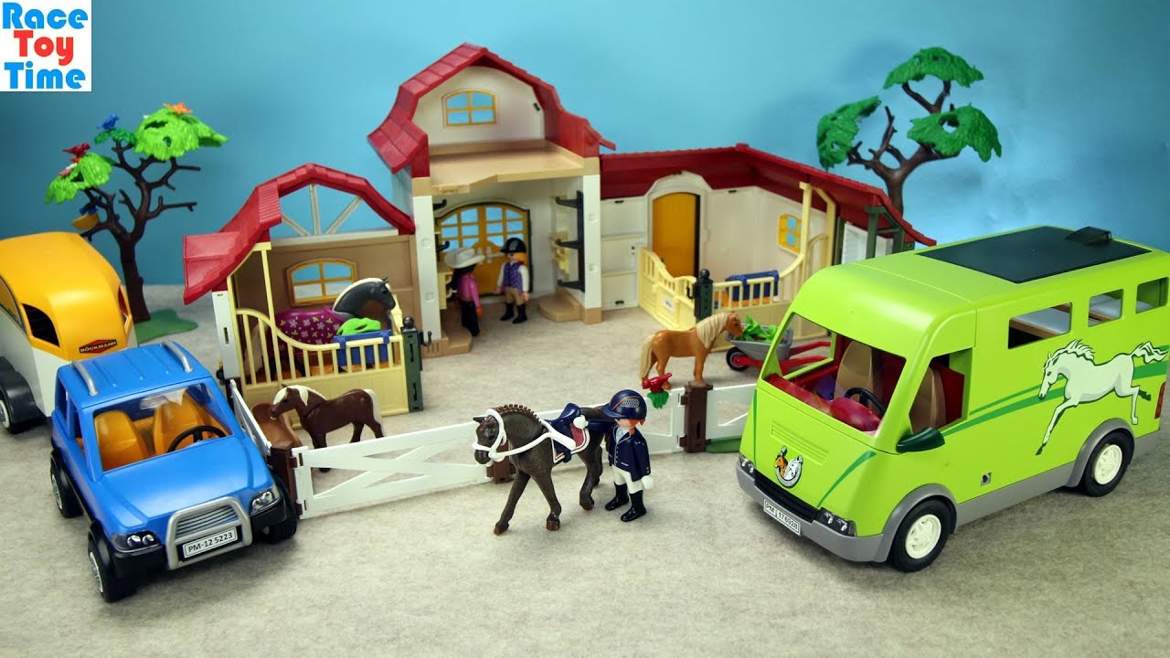 playmobil horse transporter