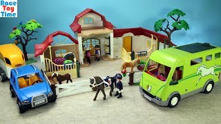 Playmobil Horse Van Transporter Build and Play Fun Toy Playset For Kids screenshot 5