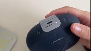 Bose ポータブルワイヤレススピーカー SoundLink Microは音で残量を知らせてくれる