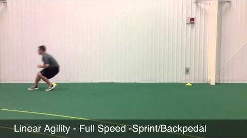 Linear Agility - Full Speed - Sprint, Backpedal