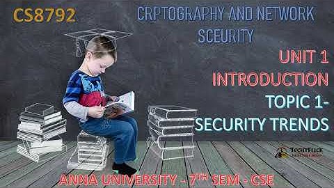 CS8792 CRYPTOGRAPHY AND NETWORK SECURITY - UNIT 1 - SECURITY TRENDS IN TAMIL BY ABISHA