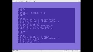 Basic Programming On The C64 02 : Colours and Memory