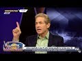 Skip Bayless REACT to LeBron reportedly to play PG after missing playoffs for 1st time since &#39;05