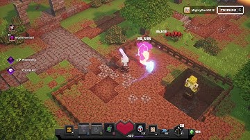 My huge crit in Minecraft dungeons