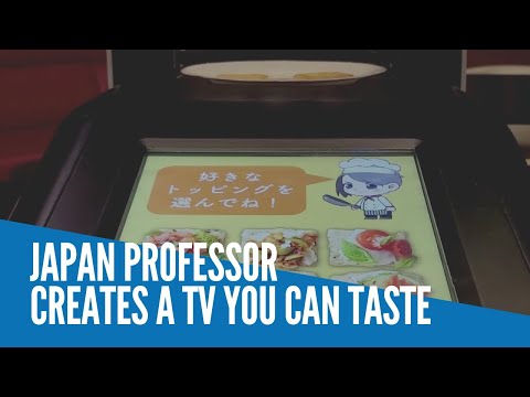 Japan professor creates a TV you can taste