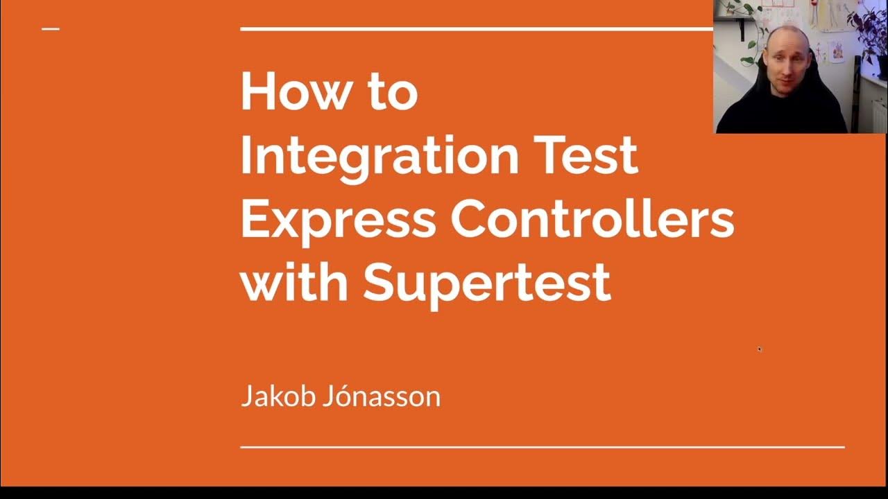 How to Integration Test Express Controllers with Supertest YouTube
