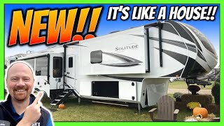 NEW MODEL • It's like a HOUSE   Only BIGGER!! 2024 Solitude 417KB Luxury Fifth Wheel by Grand Design