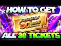 Double ssr rate free 30 ticket multi summon how to get all special tickets  dbz dokkan battle