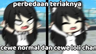 Perbedaan Teriaknya Cewe Normal dan Cewe Loli chan :v ||Gacha Club Indonesia screenshot 5