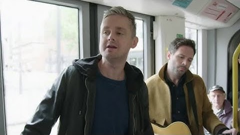 Keane Perform Somewhere Only We Know & The Way I Feel LIVE on a Manchester Tram!