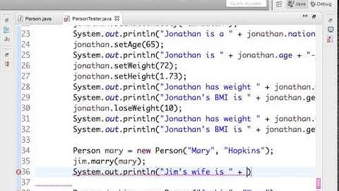 CSE114 Lab 20151005 Person Class and Objects Part 2