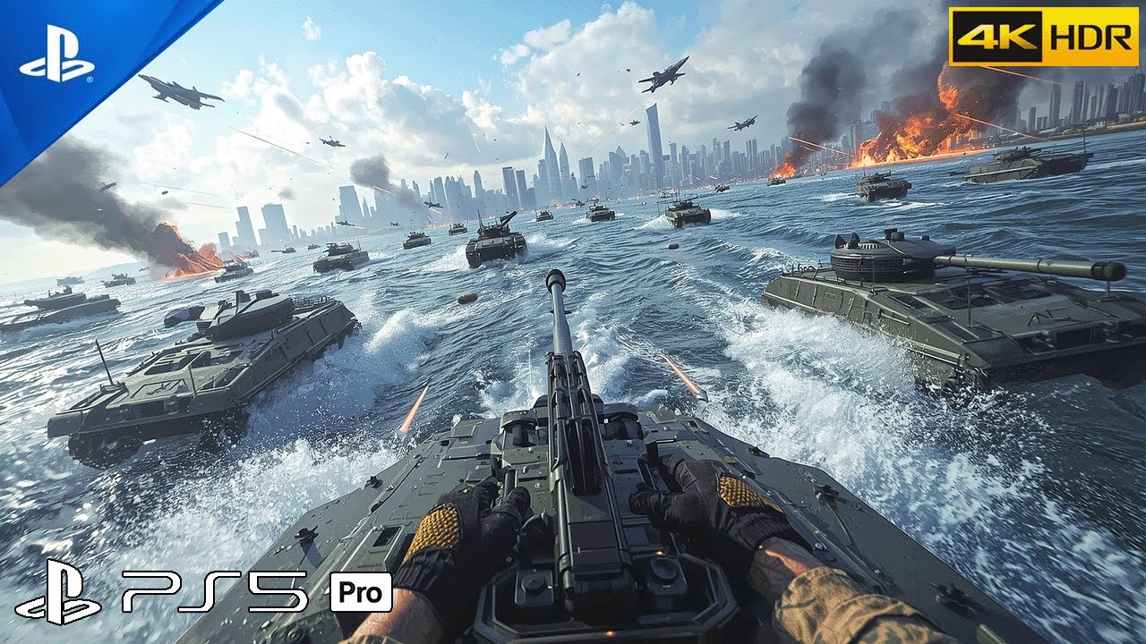(PS5) Battlefield 6 INSANE Beach Raid Mission | Ultra Realistic Graphics Gameplay [ 4K 60FPS HDR ]