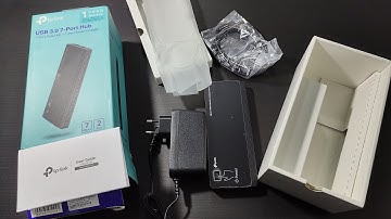 TP-LINK UH720 POWERED HUB Quick Unboxing
