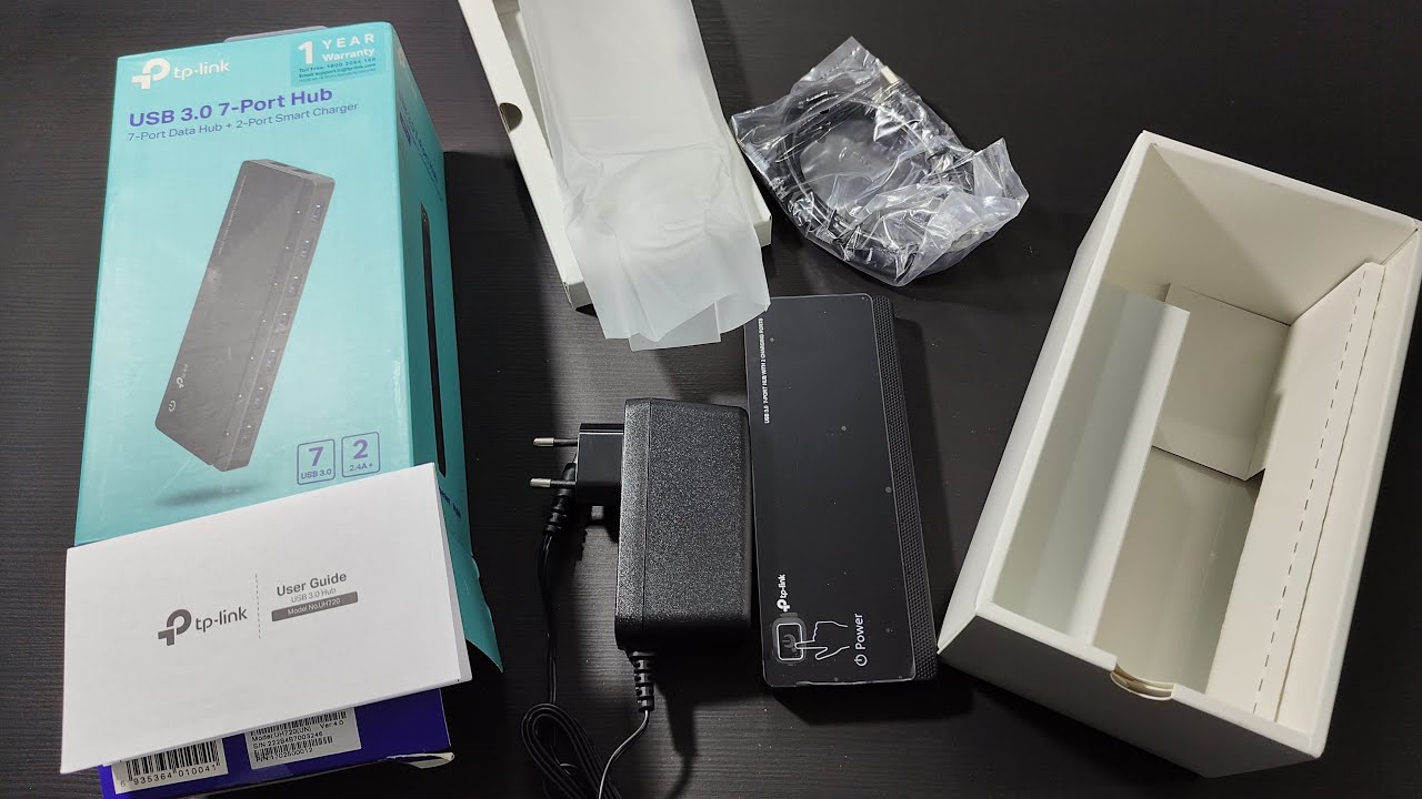 TP-LINK UH720 POWERED HUB Quick Unboxing - YouTube