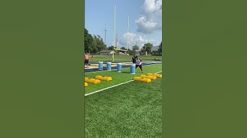 Developing Defensive Linemen from scratch by working the hips and feet while conditioning.