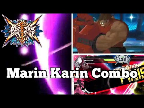 Daily Blazblue Cross Tag Battle Highlights: Marin Karin Combo