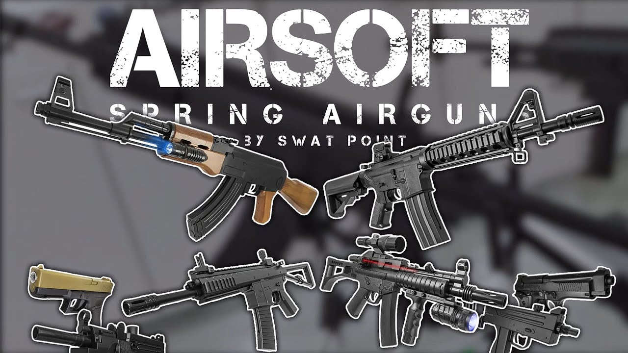 Airsoft Spring NUEVAS armas del LOCAL - Springs AK-47 - M4A1