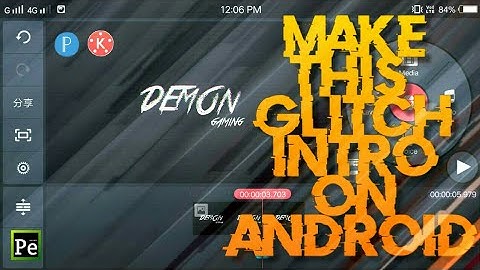 How to make glitch intro in kinemaster | Make this cool Glitch Intro on android | Posty Edits