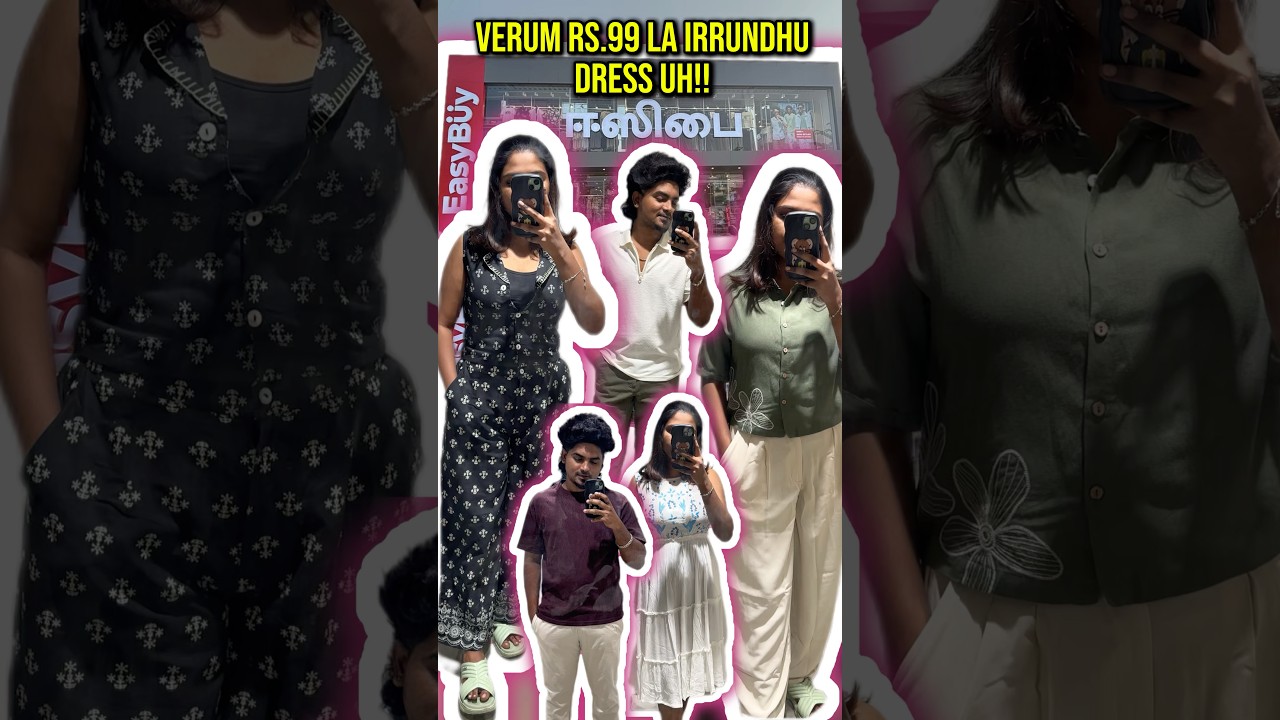 Verum Rs.99 la irrundhu Dress At EASYBUY!! #easybuy #shopping #offer #newyeardeals #salem #trending