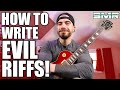 HOW TO WRITE EVIL RIFFS WITH MUSIC THEORY!