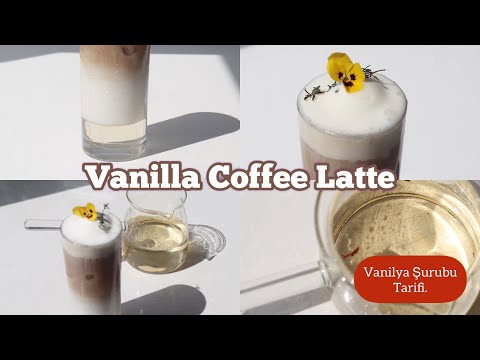 vanilya şurubu nasıl yapılır, vanilyalı latte…