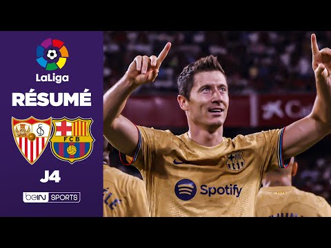 Résumé : Lewandowski et le Barça en démonstration contre Séville !