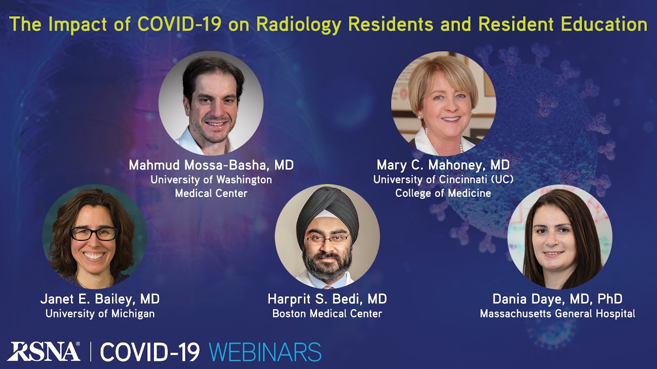 The Impact of COVID-19 on Radiology Residents and Resident Education -  YouTube