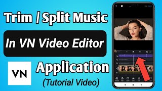 How to Trim/Split Audio in VN Video Editor app || VN app me Sound kaise Cut kare screenshot 4