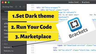 How to Run Code in Brackets Code Editor || Know Some simple Way screenshot 3