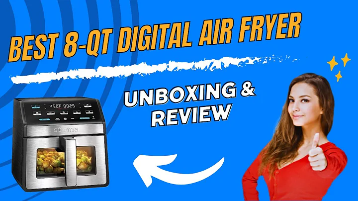 Gourmia 8-Quart Digital Air Fryer (GAF858) - Unboxing & Review