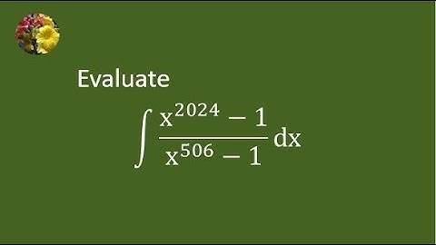 2024 MIT Integration Bee Qualifying Round  Problem # 7