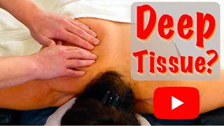 Therapists DO THIS to AVOID PAIN in your Deep Tissue Massage