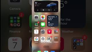 How to add a Tesla Widget App on your 📱 IPhone! #shorts