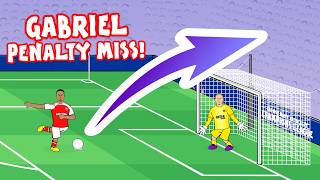 GABRIEL MISSES A PEN IN THE CHAMPIONS LEAGUE FINAL😂 PSG are champions!