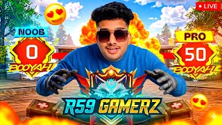 👑 R59 GAMERZ 🔥 99 BOOYAH STREAK 😱 ROAD TO 100 BOOYAH LIVE 🔴 FREE FIRE